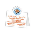 2 Sided Tent Card w/ Starburst Top (4"x4")